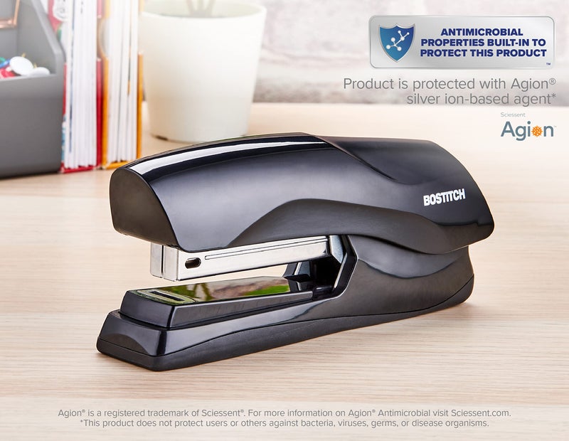 Bostitch Office Heavy Duty Stapler  40 Sheet Capacity  No Jam  Full Strip  For Classroom  Office or Desk  Black - Image 2